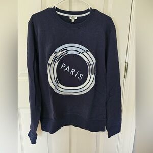 Kenzo Paris Crewneck Sweatshirt, men’s size L